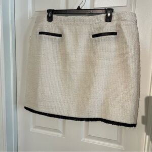 #PlusSize NWT High-Waist Tweed Mini Skirt